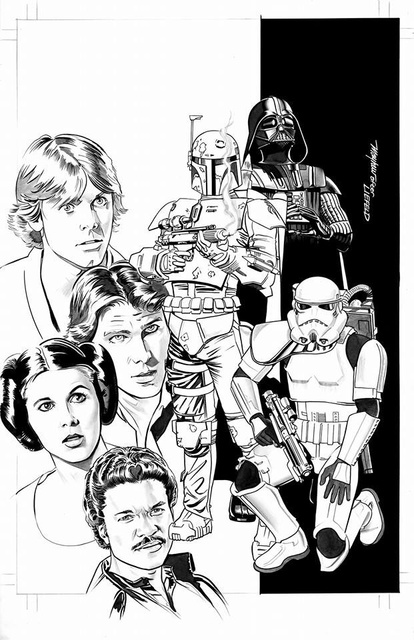 Star Wars #1 (Zapp Comics Exclusive, B&W Variant) (2015) 