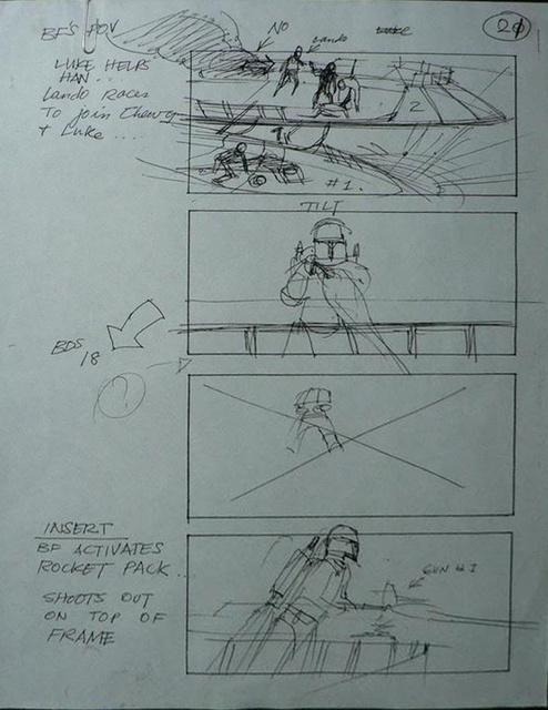 "Return of the Jedi" Storyboard Draft, Page 21 (Unverified)  