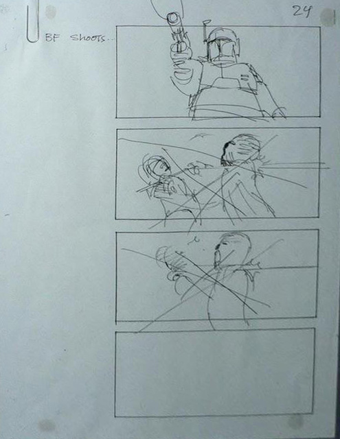 "Return of the Jedi" Storyboard Draft, Page 24 (Unverified)  