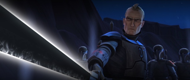 Pre Vizsla in "The Clone Wars" Season 2 Episode 12 ("The Mandalore Plot")  