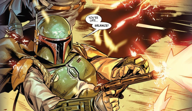 Boba Fett in "Star Wars: Bounty Hunters #1"  