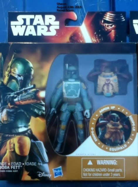 Hasbro "The Force Awakens" Packaging Boba Fett, Front (2015)  