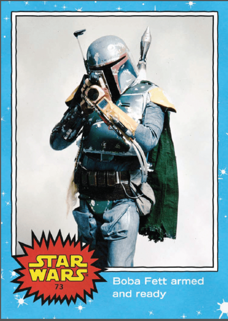 Topps Star Wars Oversized Boba Fett Card (SDCC Exclusive) (2015) 